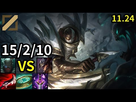Pyke Mid vs Twisted Fate - KR Master | Patch 11.24