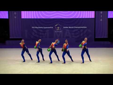 FINLAND Group FIN 5 Balls AA FIG JUNIOR WORLD CHAMPIONSHIP 2023