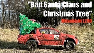 preview picture of video 'Bad Santa Claus and Christmas Tree / Mitsubishi L200 / Christmas OFF-ROAD'