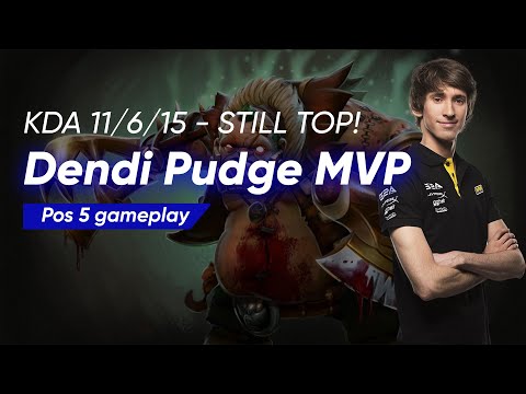 Dendi Pudge MVP Hard Support | Full Gameplay Dota 2 7.28