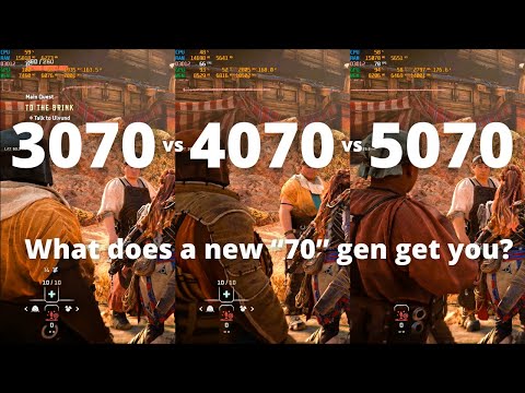 RTX 3070 vs 4070 vs 5070: The Ultimate Comparison!!!