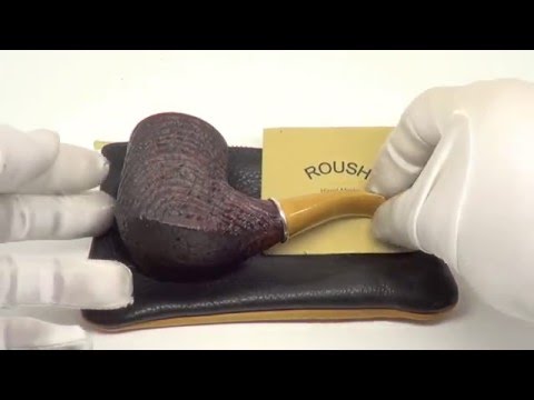 Larry Roush S4 Bent Barrel Freehand Sitter Smoking Pipe From PIPELIST.COM