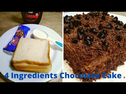 4ingredient Chocolate cake Recipe|Bread Cake Recipe|Birthday Cake  By Misbah's Cooking Studio2021