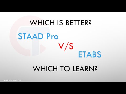Staad Pro Vs. Etabs, which software to learn in 2020 | eciviltech