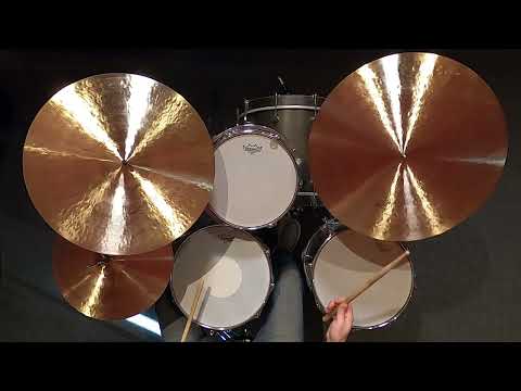 Cymbal Craftsman Hand Hammered Flat Ride Cymbal 20" 1919 grams PFCC20FR