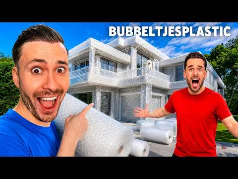 Ik Pak Ons Huis In Met BUBBELTJESPLASTIC! (Thomas WOEDEND)