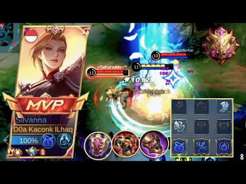 BUILD TANK EMBLEM MAGE SILVANNA ROAMING IS BACK😱 - Mobile Legends