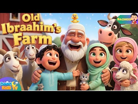 Old Ibrahim had a farm | Islamic kids nasheed | Muslim kids Nursery Rhymes | Islamic cartoon song