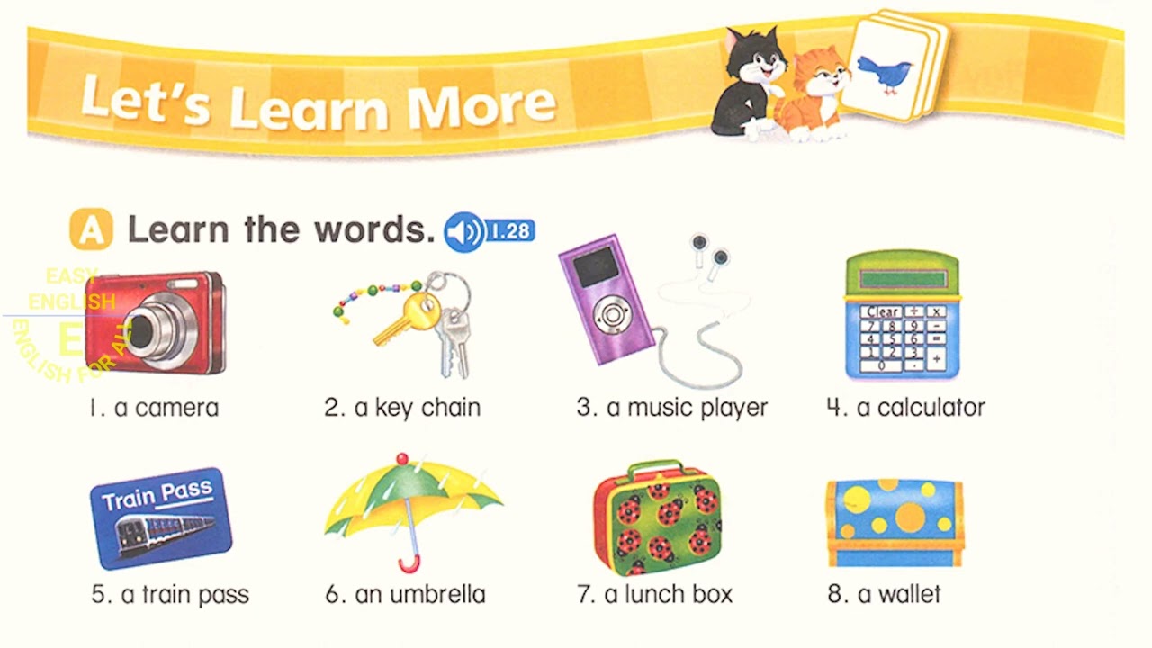 UNIT 2: MY THINGS - LET'S LEARN MORE