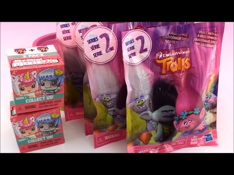 Dreamworks Trolls Blind Bags Series 2 Toys Surprise Opening for kids Video