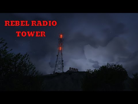 GTA 5 Tours - The Rebel Radio Station Broadcast Tower, Grand Senora Desert