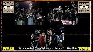 Buddy Holly Tribute - Marshall Crenshaw-Billy Swan-Kris Kristofferson-All Star Jam Finale (1988 PBS)