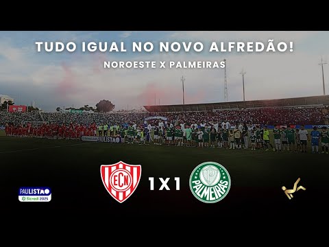 UM JOGO HISTÓRICO EM BAURU! - NOROESTE 1X1 PALMEIRAS | O Histórico do Futebol