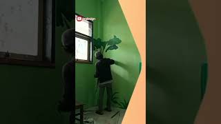 Download lagu ADA MURAL DISEKOLAH #art #artpainting #senilukis  #mural #pojokbaca #madrasahhebat #readingcorner mp3