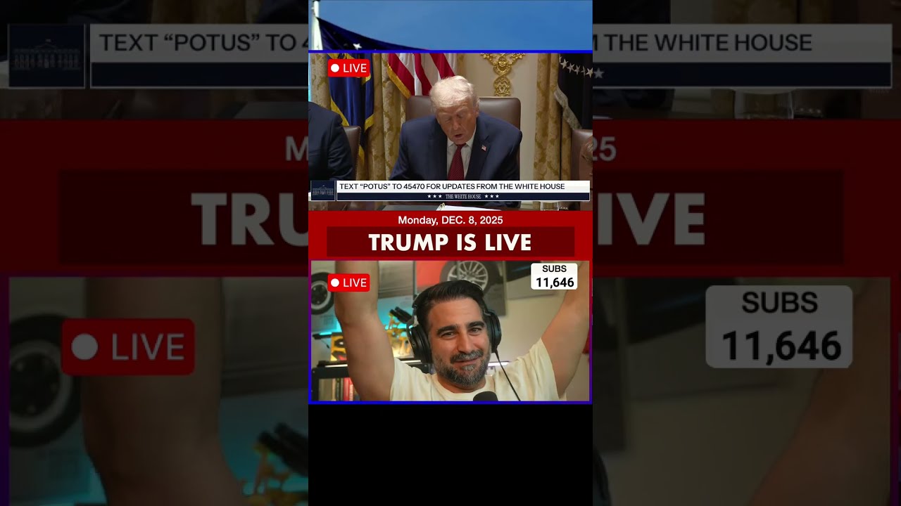 Trump is Live. White House Announcement - Rep America with Medi