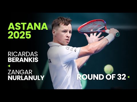 Ricardas Berankis vs Zangar Nurlanuly | Astana 2025 R32 | ATP Highlights