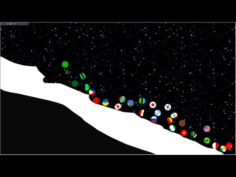 Escape From The Zombie 2 - Algodoo Marble Race