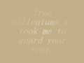 Nightwish Tutankhamen (lyrics) 