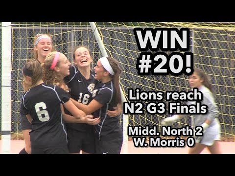 Middletown North 2 West Morris 0 N2 G3 Semis Lions 20th win of season