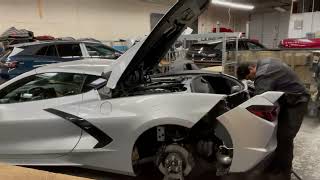 C8 Corvette Rear Bumper Removal