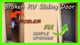 Broken RV sliding Door | TheRVAddict
