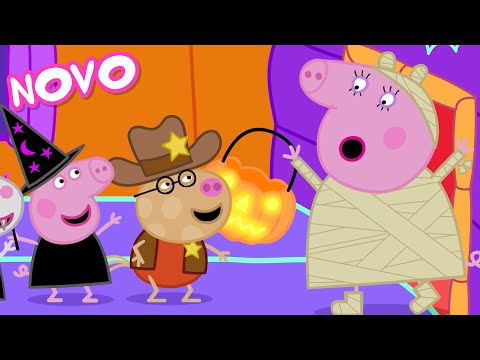 Capa de Peppa Pig Português Brasil | A Casa Assustadora e Divertida | NOVO Contos da Peppa Pig