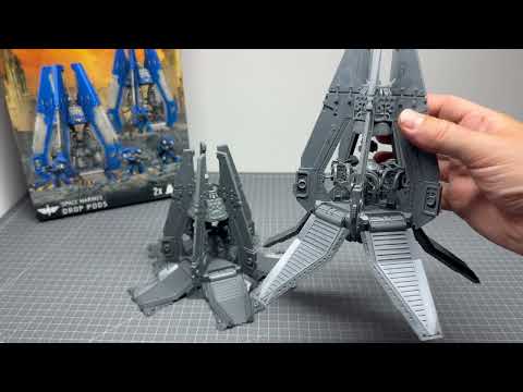 Space Marine Drop Pods - Old vs. New (WH40K)