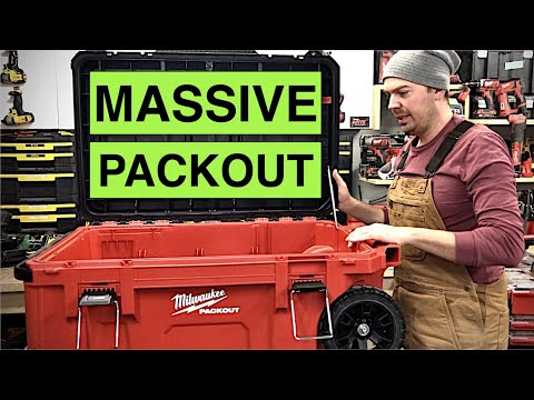 Load MORE tools, save TIME on the job! Milwaukee Packout Rolling Tool Chest 48-22-8428 FULL REVIEW