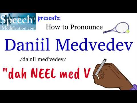 How to Pronounce  Daniil Medvedev