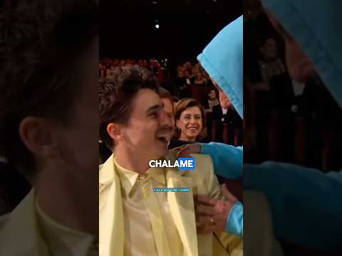 Adam Sandler Recreates his Famous Chalamet at the Oscars‼️🤣😂 #nikkiglaser #adamsandler #chalamet