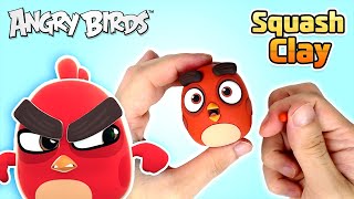 Squash Clay Making Angry Birds Red