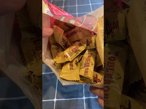 TOBLERONE MILK #shorts #toblerone #chocolate #asmr