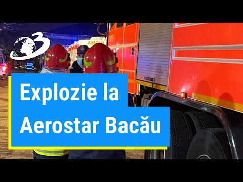 Explozie puternică la Aerostar Bacău. Doi tineri sunt grav răniți