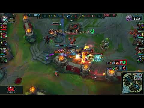 TOP EULCS1 MOMENTS 2017 FNC vs. H2K | Third Place | EU LCS Summer Split | Fnatic vs. H2K (2017)