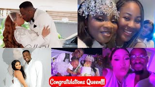 Famous Celebrities That Attended Queen Atang Wedding Ceremony...