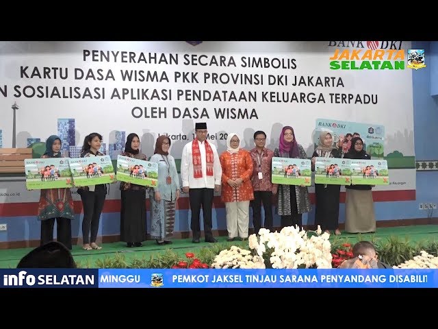 Pemberian 70.902 Kartu Dasa Wisma PKK Provinsi DKI Jakarta