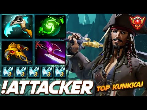 Attacker Kunkka Top Pirate - Dota 2 Pro Gameplay [Watch & Learn]