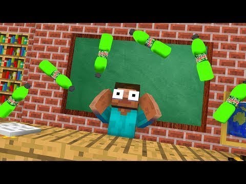 Monster School : Epic BOTTLE FLIP Challenge - Minecraft Animation