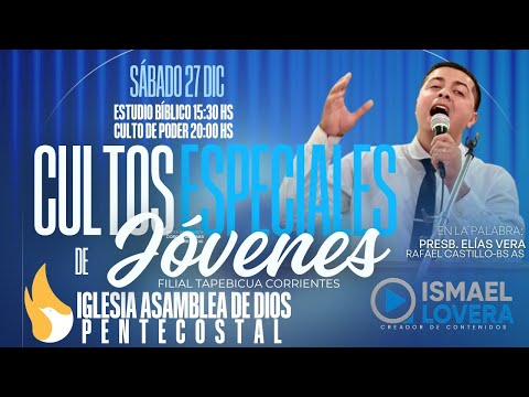 🔴 CULTOS ESPECIALES DE JÓVENES -IADP TAPEBICUA