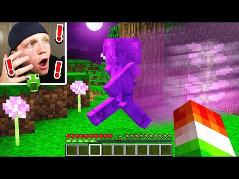 PURPLE STEVE SPOTTED IN MINECRAFT! {NOT CLICKBAIT}