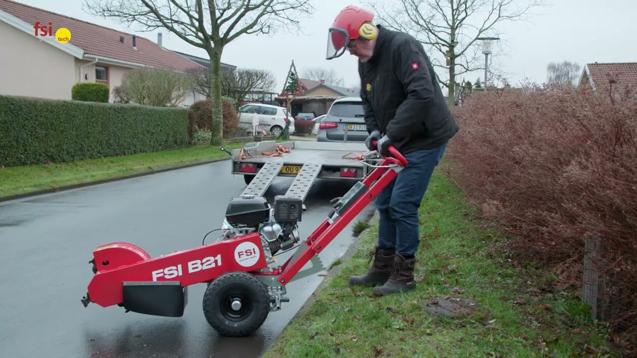 Rogneuse de souches 13 cv - Assurance incluse