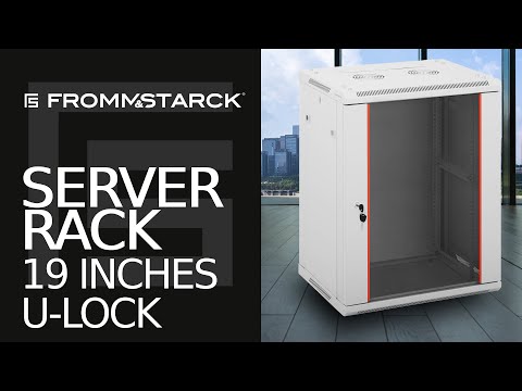vídeo -  Armário rack - para servidor - 15U - 19” - carga de até 60 kg