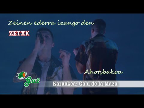 Zeinen ederra izango den (Zetak) ahotsbakoa