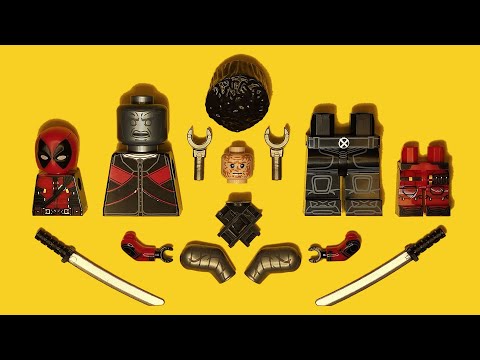 LEGO Deadpool | Wade Wilson VS. Big Colossus | Unofficial Minifigure | Marvel