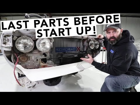 Oil Cooler & Fan Shroud Installed - RA24 Toyota Celica Project