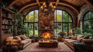 Spring Café Jazz Ambience ☕🎶 | Peaceful Coffee Shop Music for Focus, Study & Relaxation