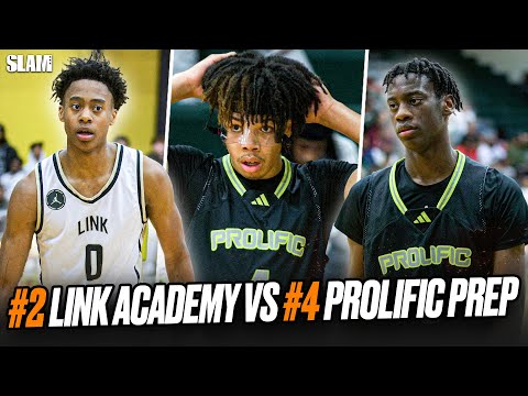 AJ Dybantsa and Tyran Stokes GO OFF vs Tre Johnson & Link Academy🔥 Two #1 Players ON THE SAME TEAM🤯🚨