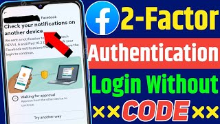 Check Your Notification Another Device Facebook | Facebook Login Code Problem 2024