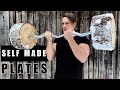 SELF MADE plates SUPERSET arm workout 🪵 freezing outdoor workout at -3 degrees
