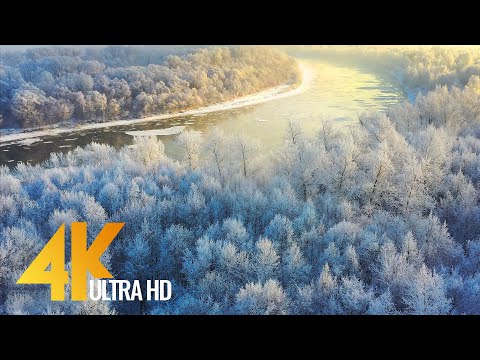 Lighter Than The Wind - 4K Drone Footage of South Ural, Russia - Fall and Winter Nature from Above
